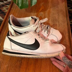 Nike White and Black Cortez